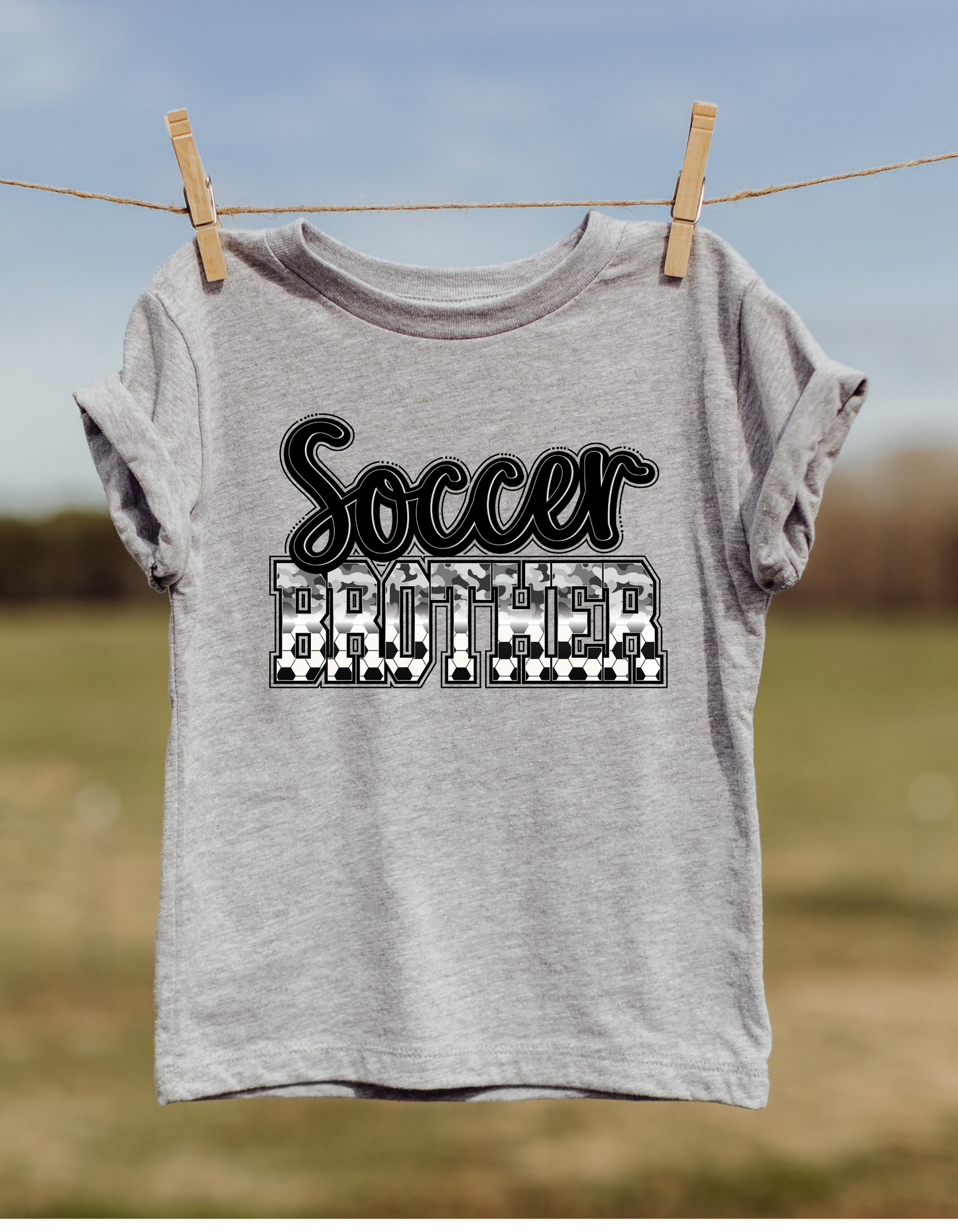 Soccer brother Up to two sleeves included DTF and Sublimation Transfer