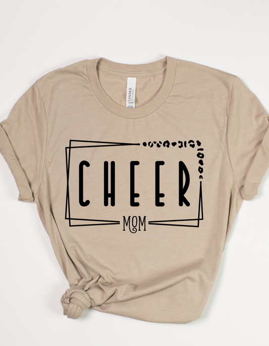 Cheer Mom Leopard DTF and Sublimation Transfer