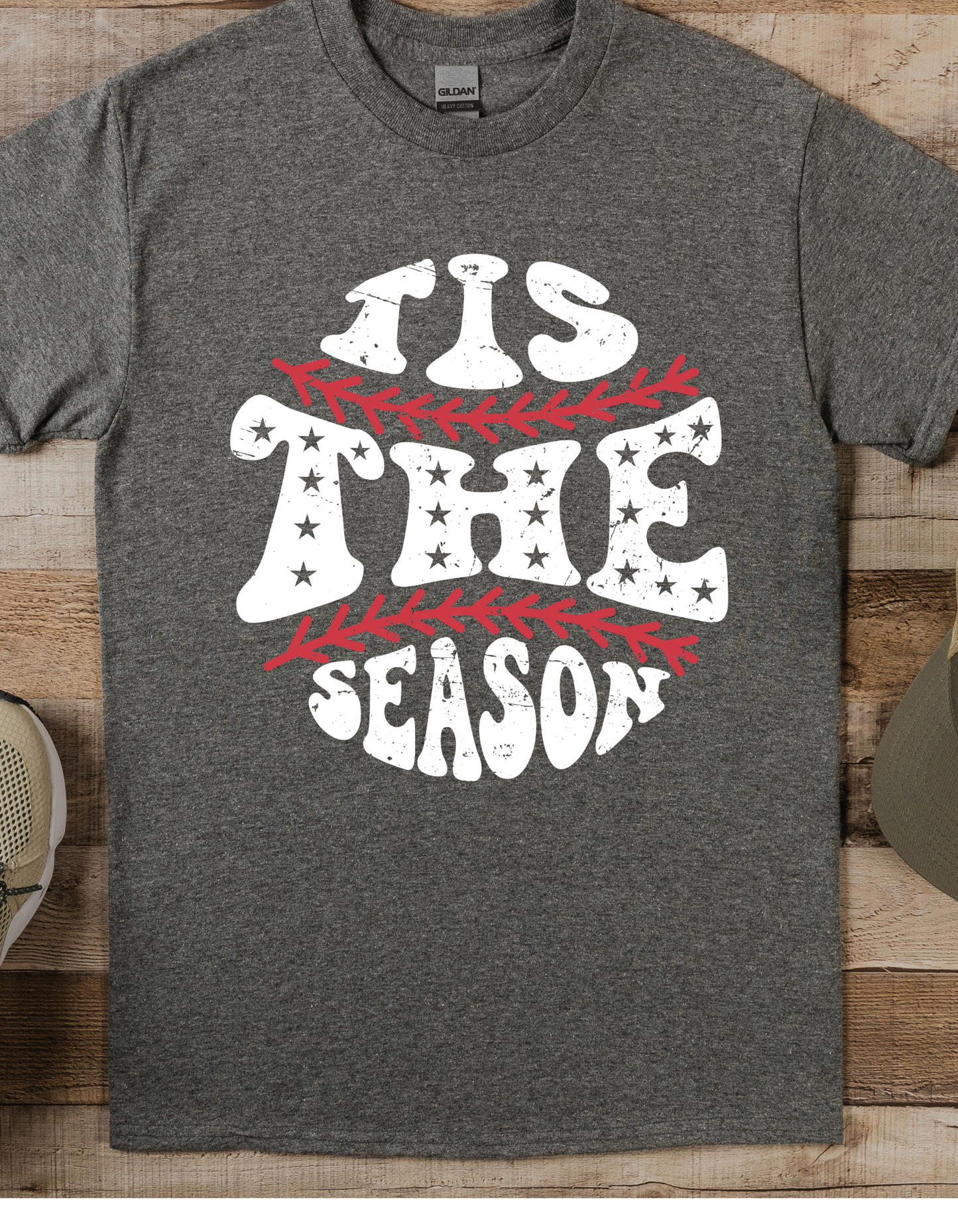 tis the season baseball DTF and Sublimation Transfer