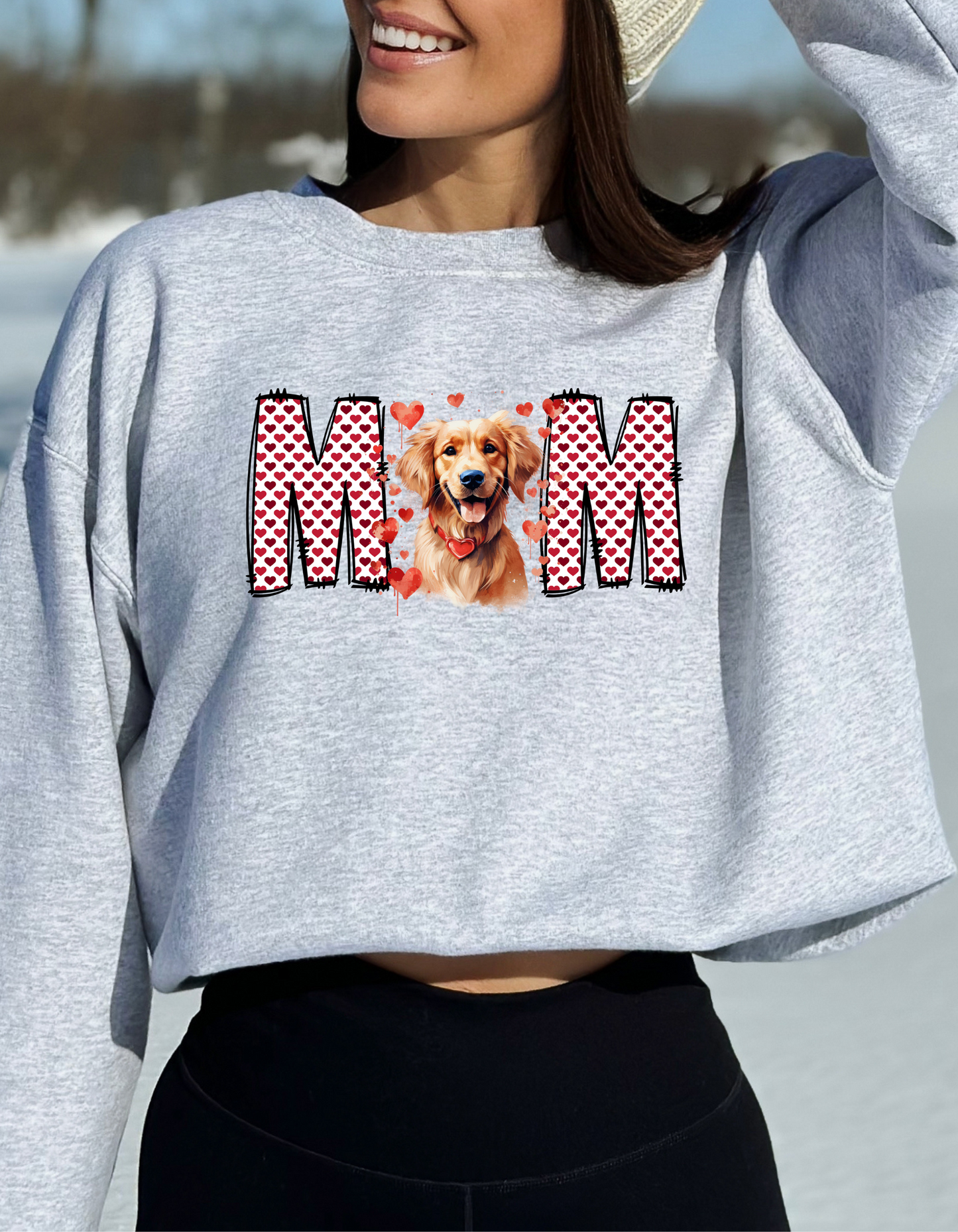 Valentine Dog Mom Custom DTF or Sublimation transfer