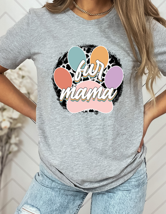 Fur Mama Dog mama DTF and Sublimation Transfer