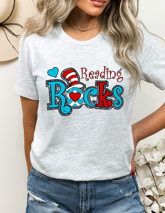 Read across America Reading Rocks DTF and Sublimation Transfer