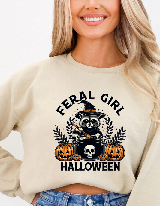 Feral Girl Halloween DTF