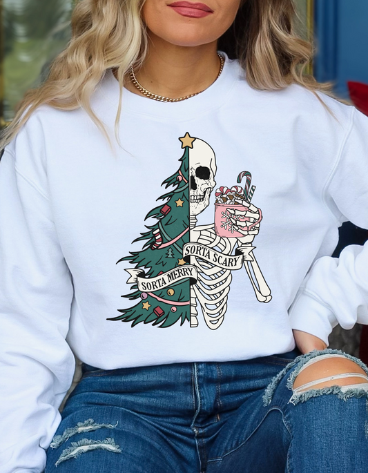 Sorta Merry Sorta Scary Christmas DTF and Sublimation Transfer