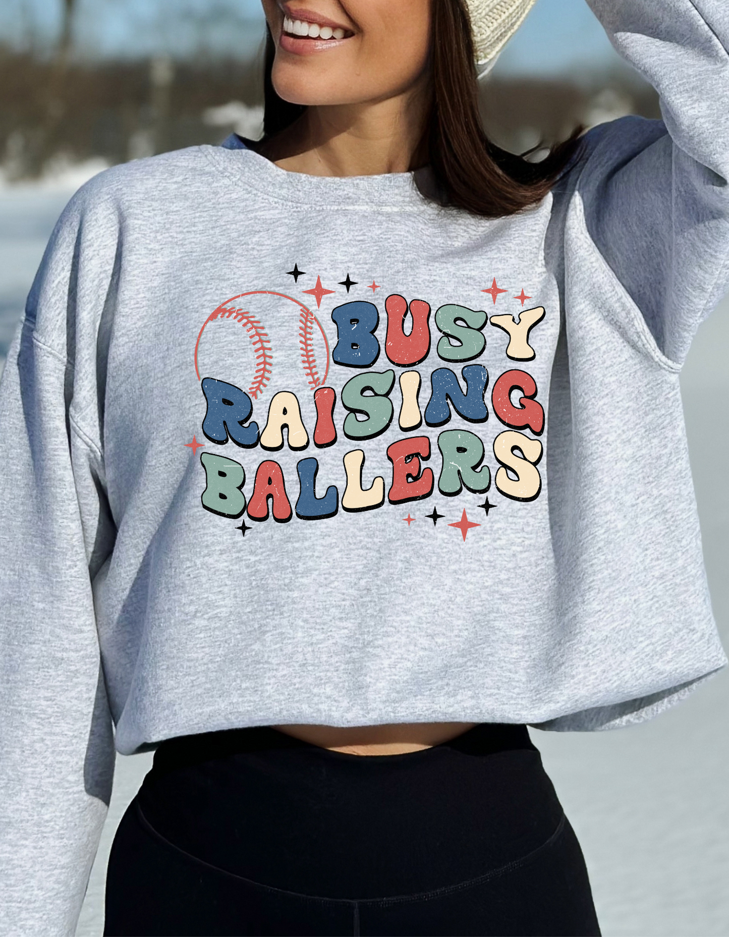 Busy Raising Ballers Baseball DTF and Sublimation Transfer