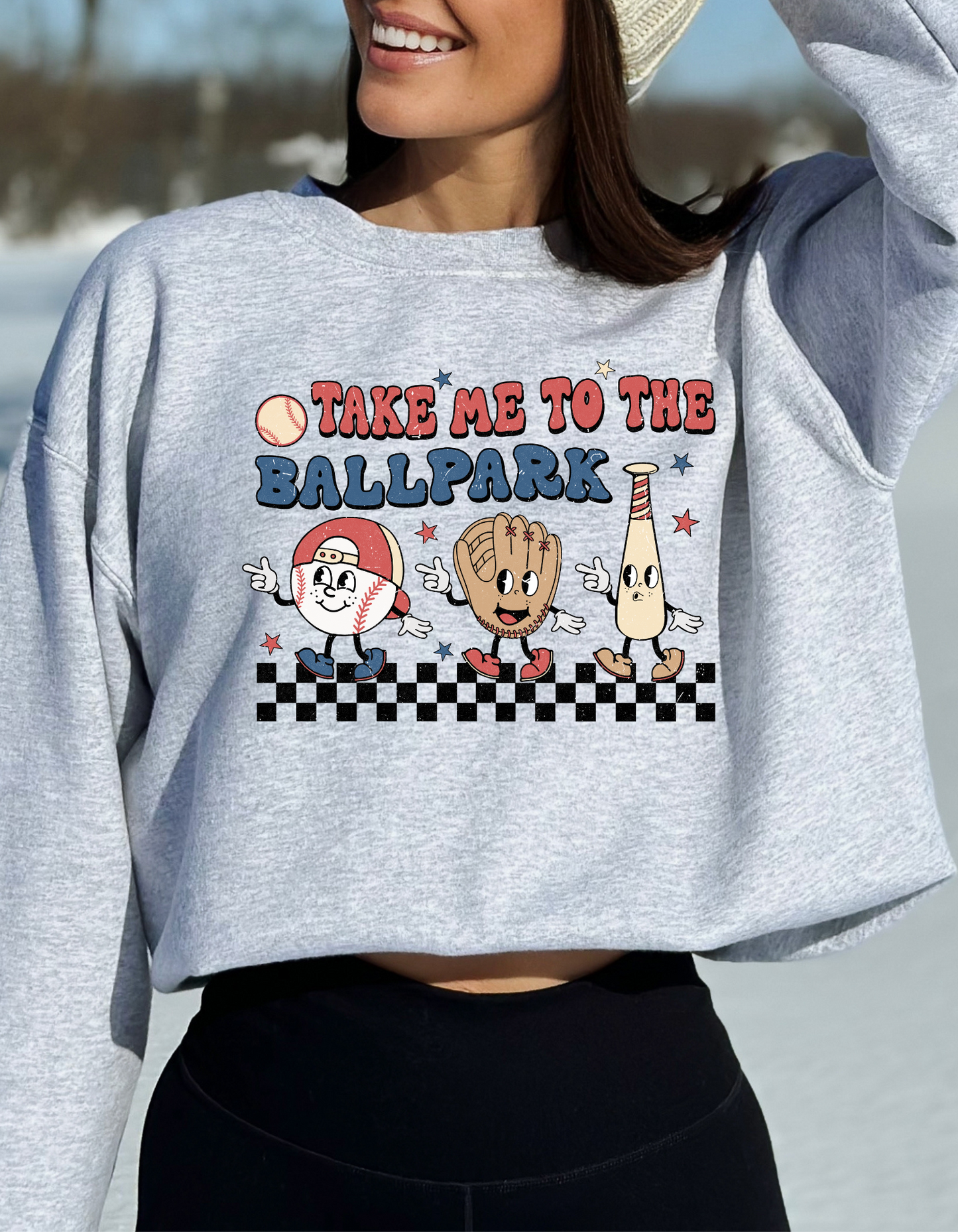 Take me to the ballpark Baseball DTF and Sublimation Transfer