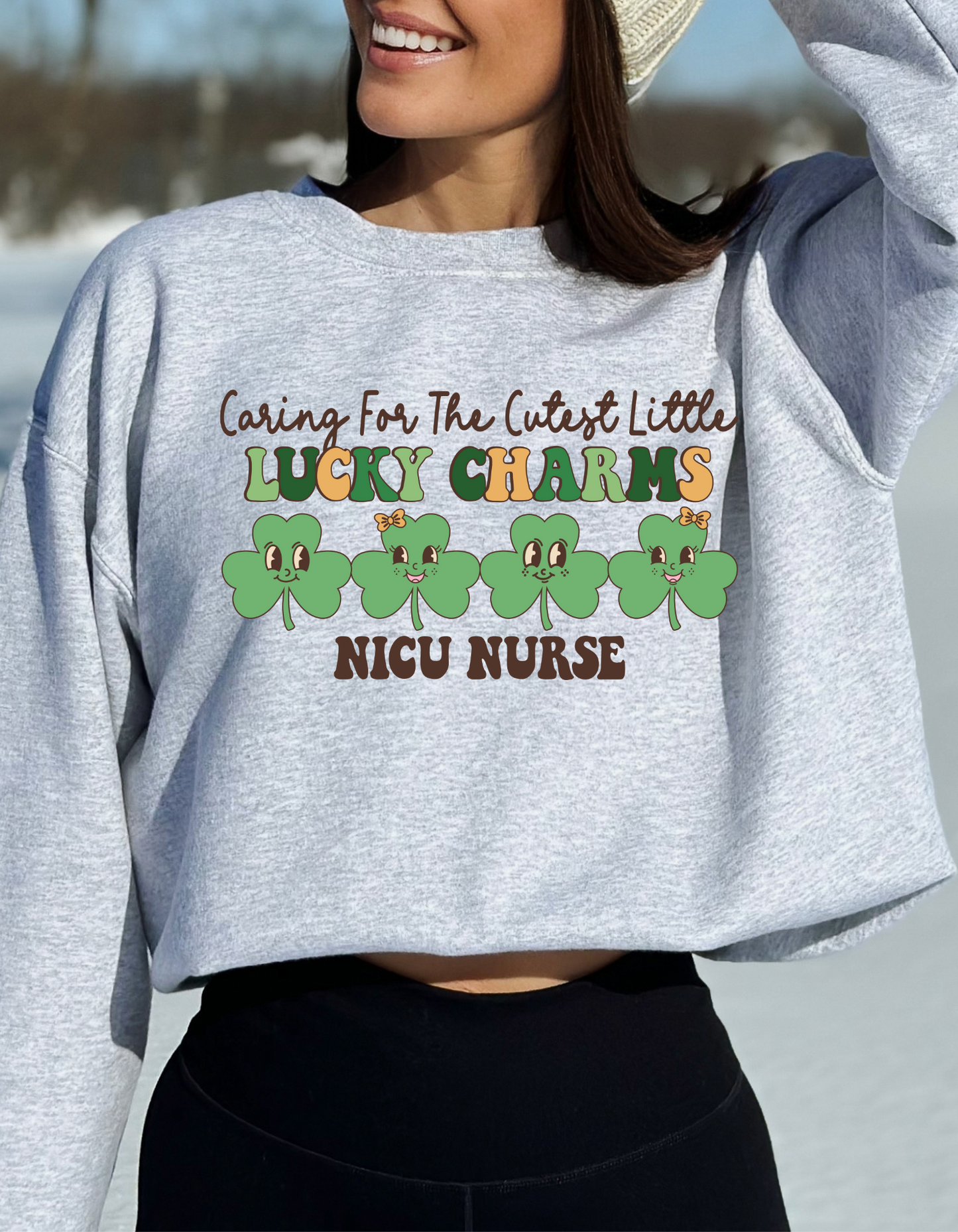 NICU Nurse St. Patrick's Day DTF and Sublimation Transfer