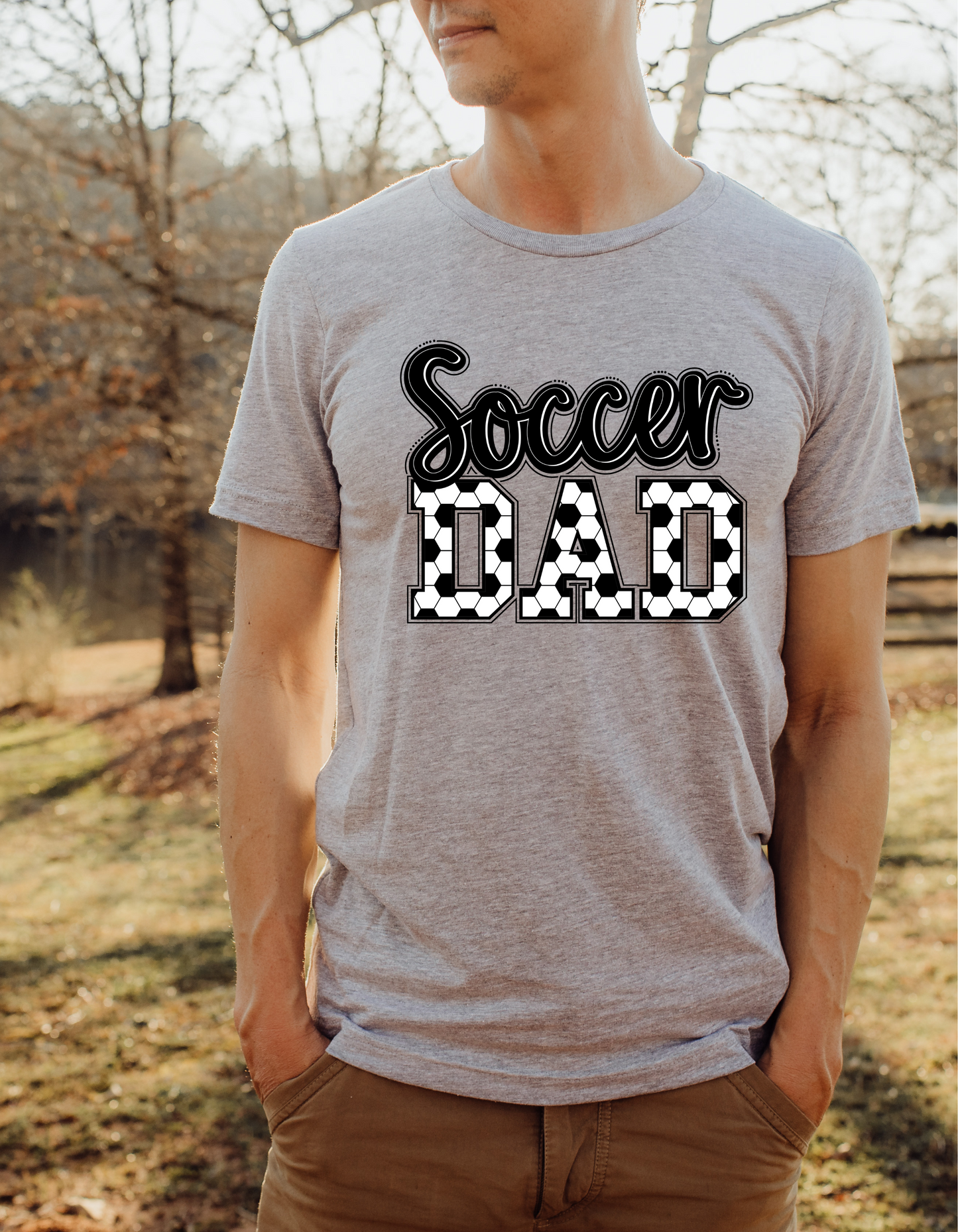 Soccer Dad Up to two sleeves included DTF and Sublimation Transfer