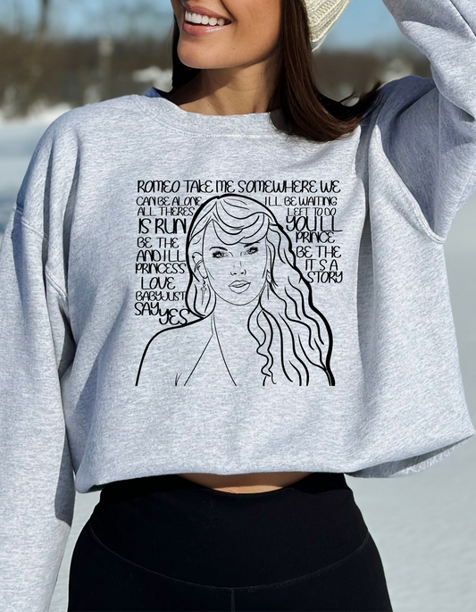 Taylor Swift Love Story DTF and Sublimation Transfer