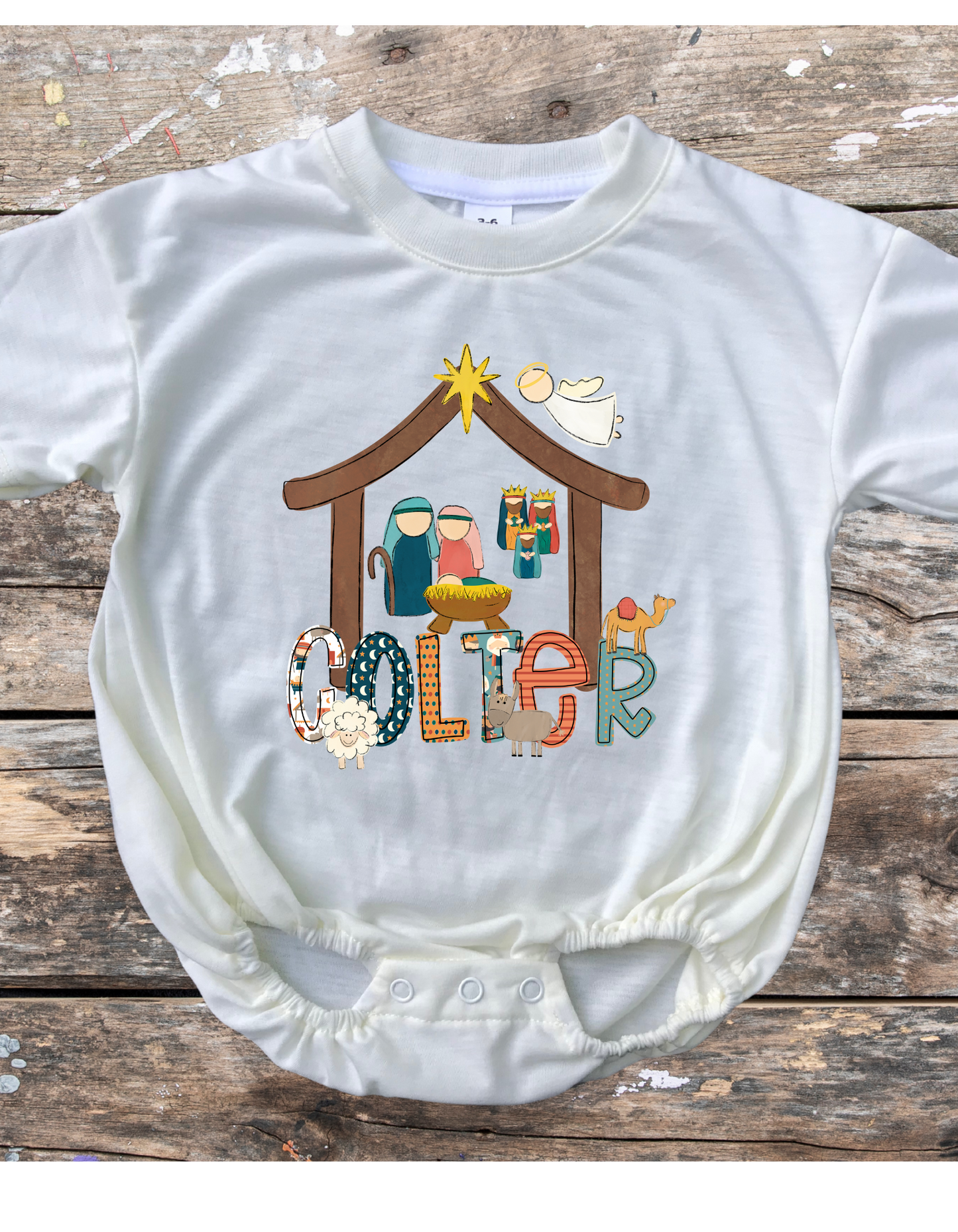 Christmas Nativity Scene custom DTF or Sublimation Transfer (Copy)