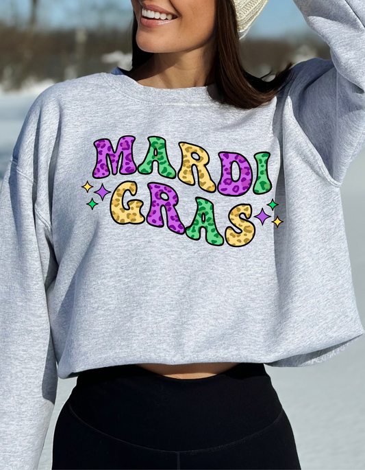 Cheetah Mardi Gras DTF and Sublimation Transfer