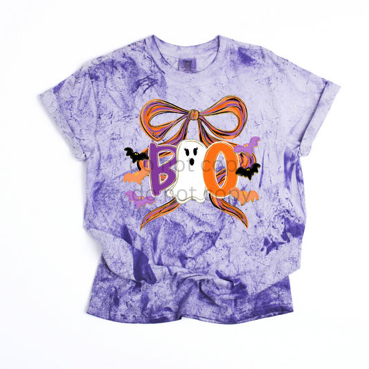 Boo Halloween Coquette bow DTF Transfer