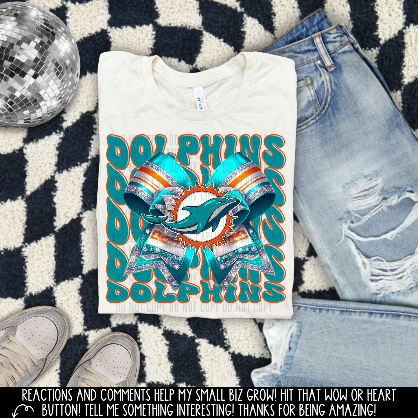 Bow Dolphins DTF and Sublimation Transfer