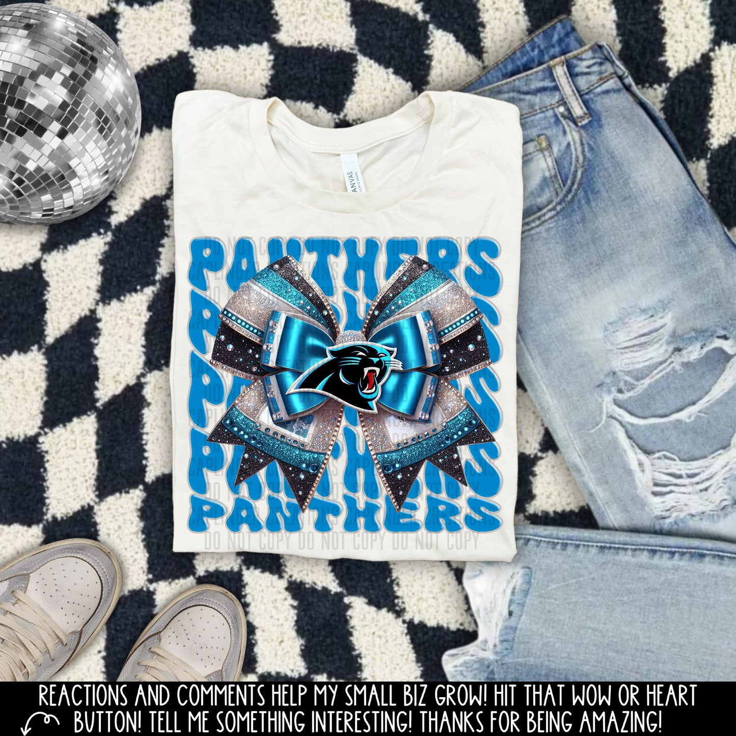 Bow Panthers DTF and Sublimation Transfer