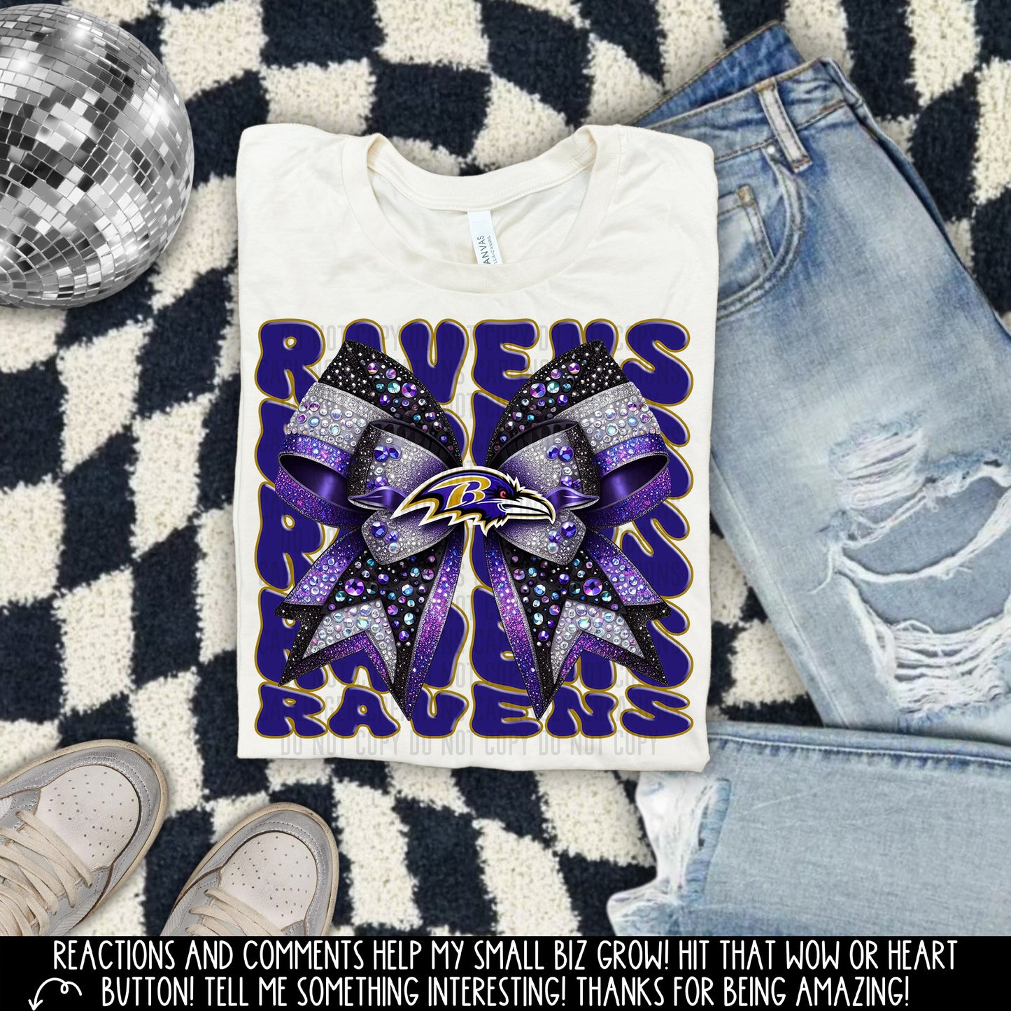 Bow Ravens DTF and Sublimation Transfer