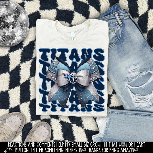 Bow Titans DTF and Sublimation Transfer