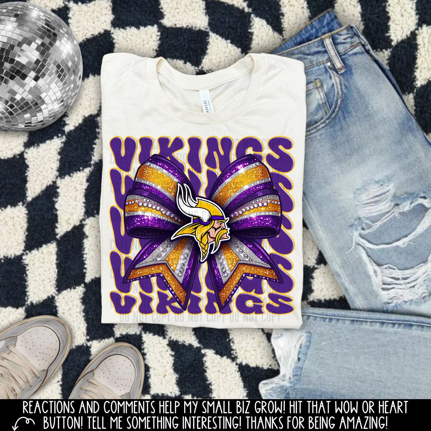 Bow Vikings DTF and Sublimation Transfer