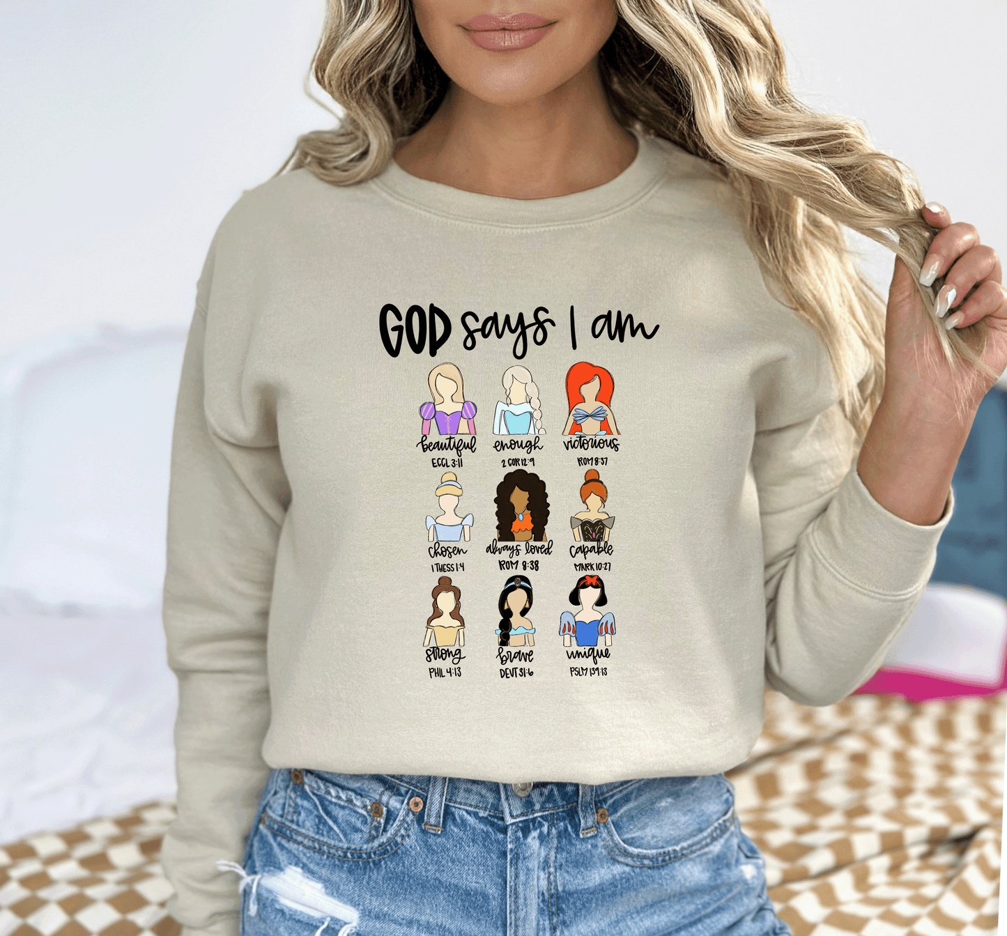 God Says I am Princess DTF and Sublimation Transfer