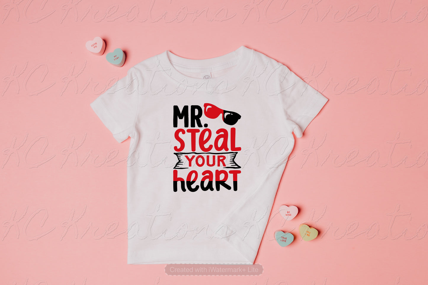 Mr. Steal Your Heart Valentine DTF and Sublimation Transfer