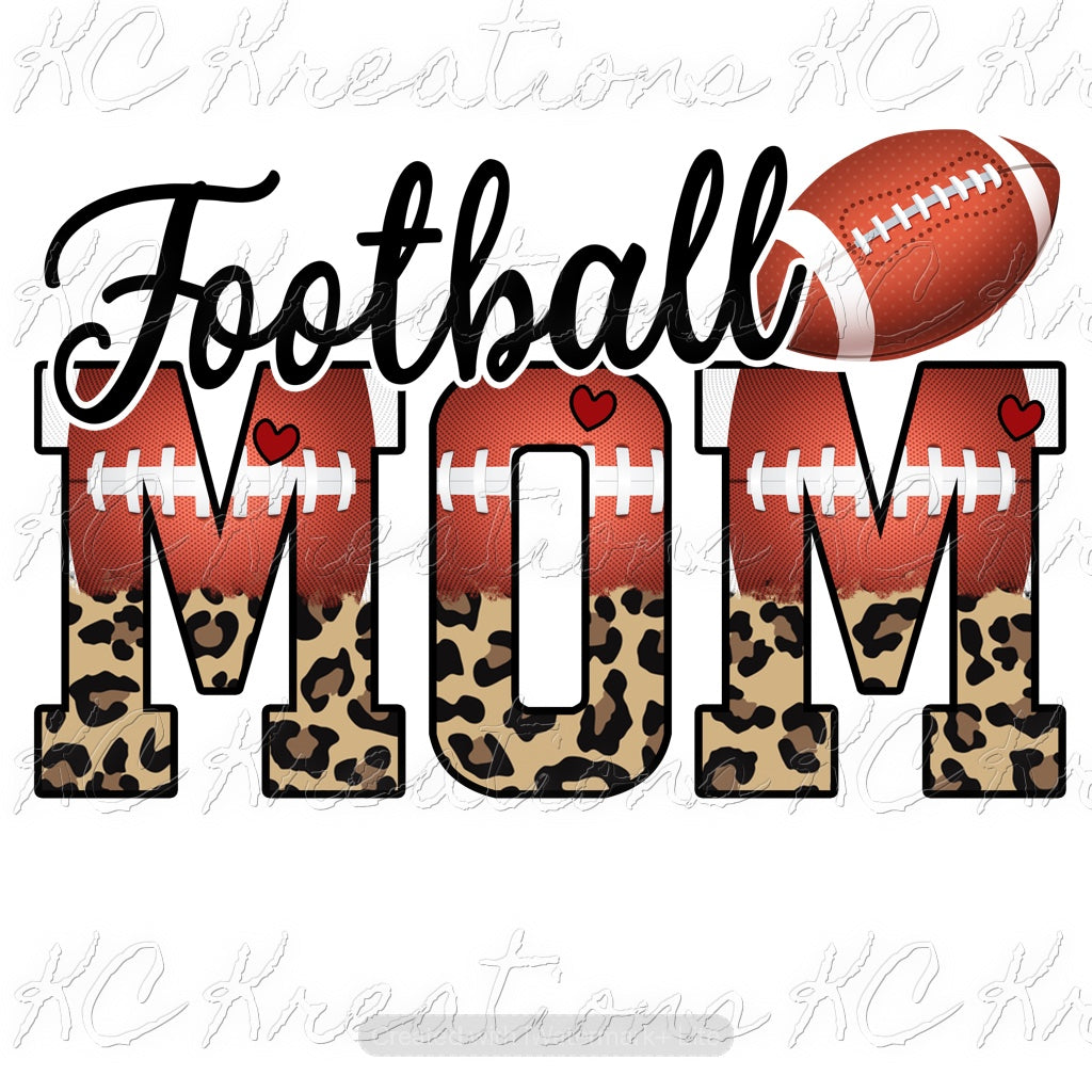 Football mom DTF or sublimation transfer