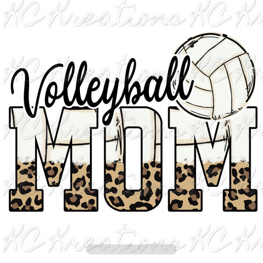 Volleyball Mom DTF Transfer