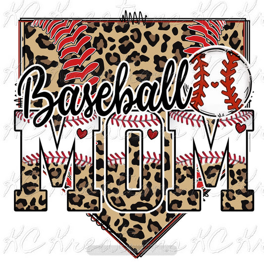 Baseball Mom DTF and sublimation transfer