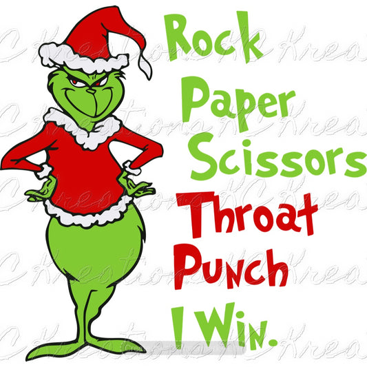 Grinch Christmas DTF and Sublimation Transfers