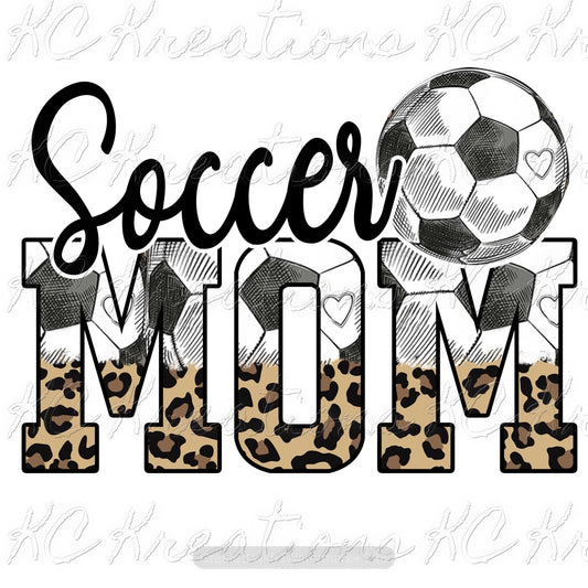 Soccer Mom sublimation transfer