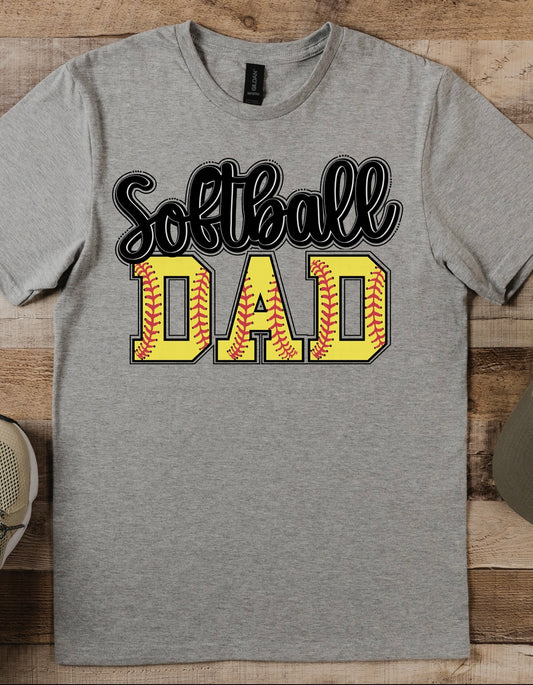 softball  Dad DTF and Sublimation Transfer