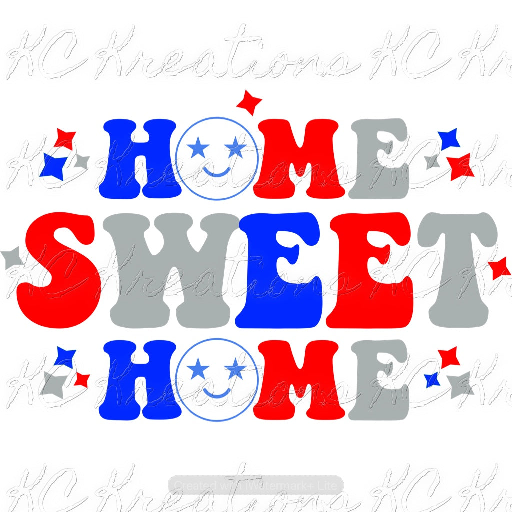 America home sweet home DTF