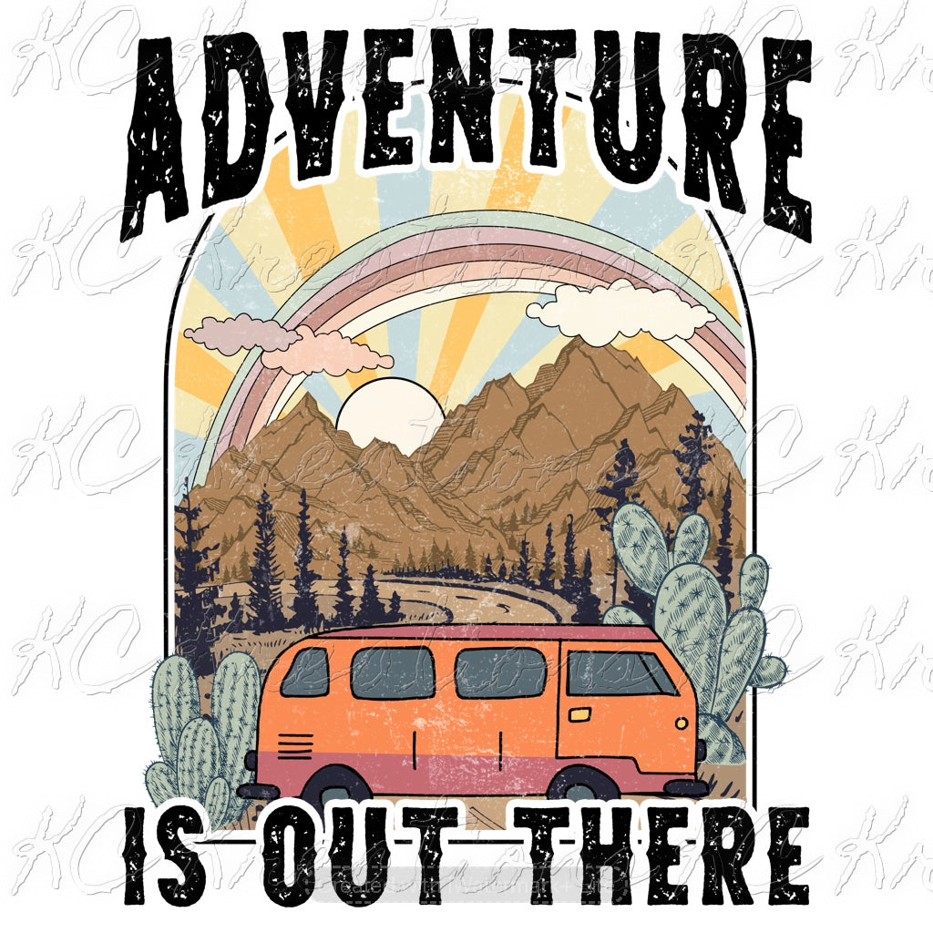 Adventure is out there  DTF and sublimation transfer