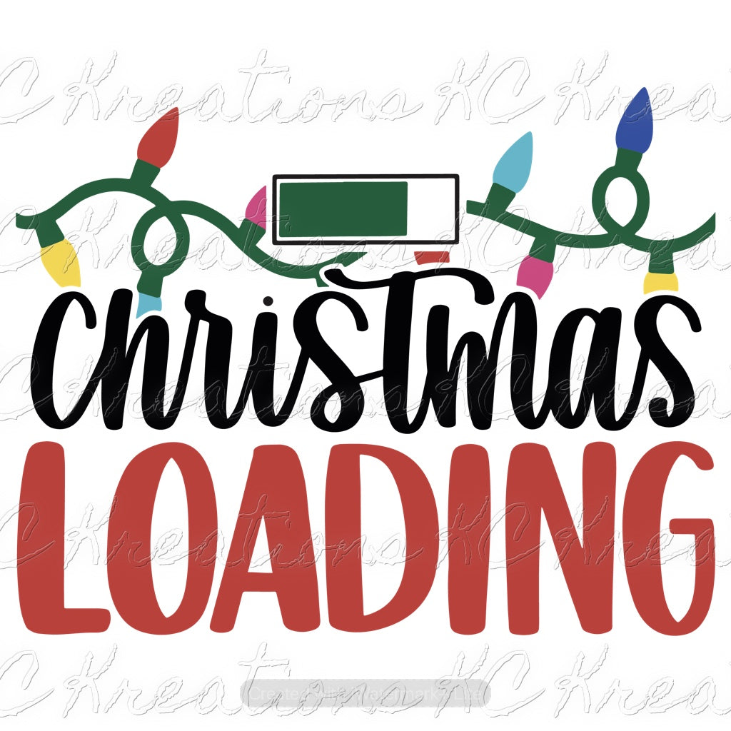 Christmas loading DTF Transfer