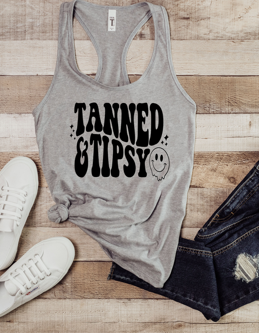 Tanned and Tipsy summer DTF and Sublimation Transfer