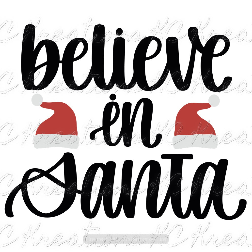 Believe in Santa DTF Transfer