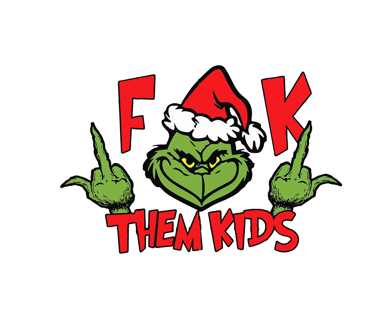 Grinch Christmas DTF and Sublimation Transfer