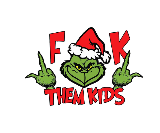 Grinch Christmas DTF and Sublimation Transfer