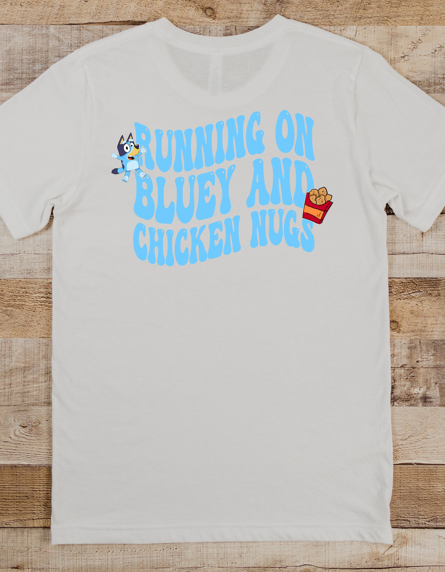 Bluey and Chicken Nugs DTF or Sublimation transfer