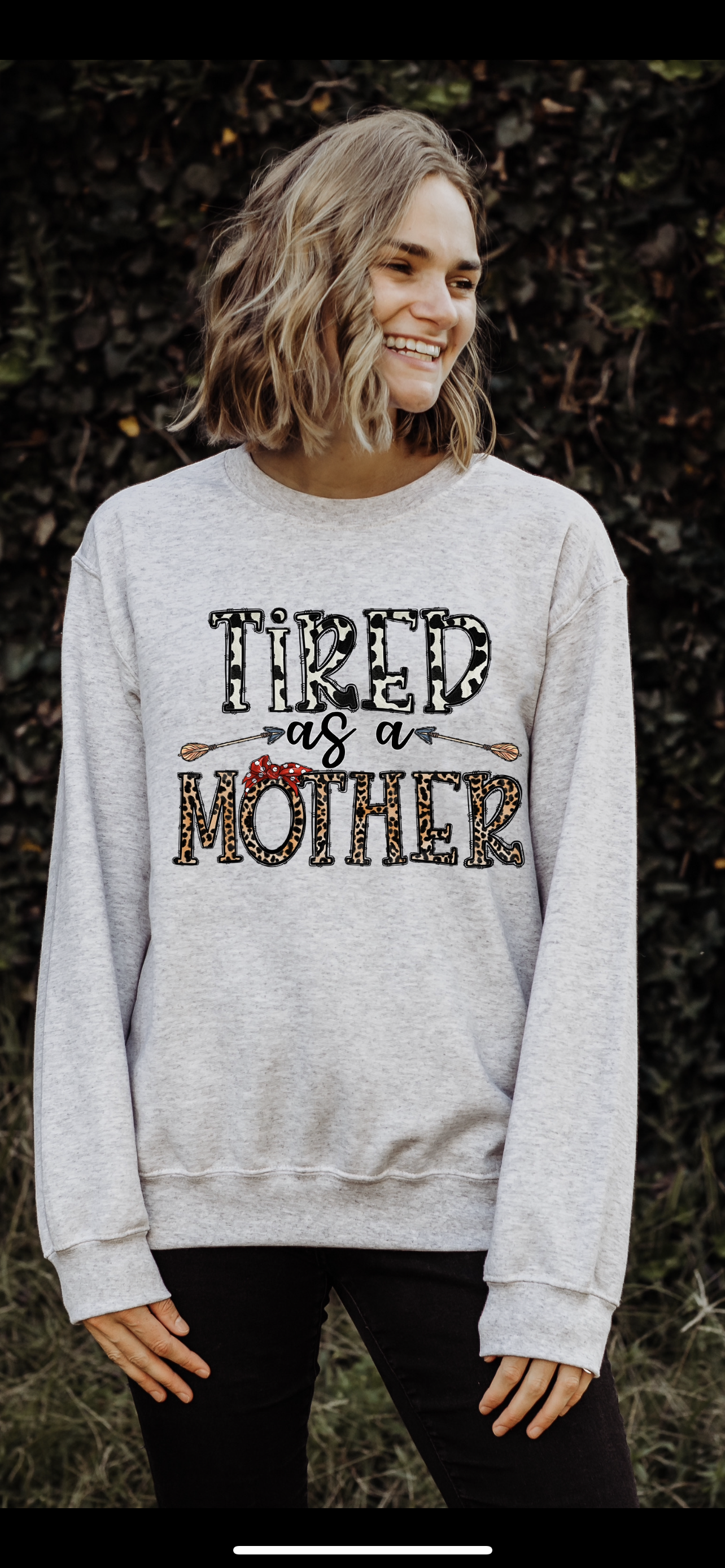 Tired as a mother DTF and Sublimation Transfer