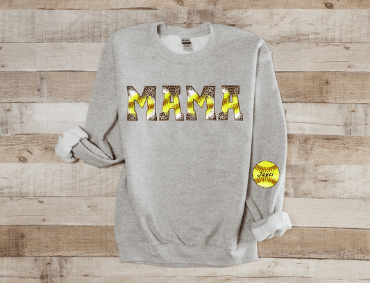 Mama Softball DTF or Sublimation Transfer